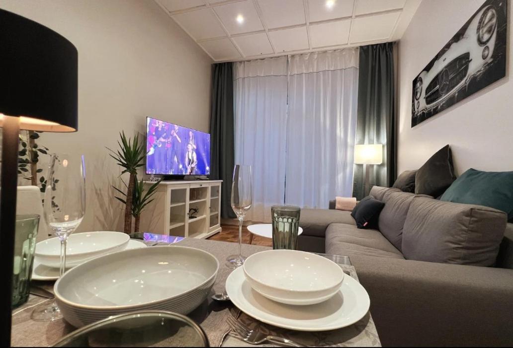 Soul-Apartment Terrasse Privat-Parkplatz Boxspringbett 55Zoll Tv Wlan Лайпциг Екстериор снимка